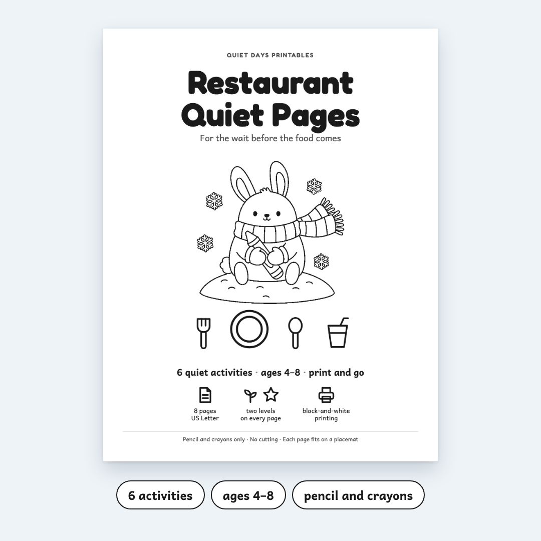 Winter Break Complete Bundle – 5 Printable Packs for Kids 4–8 (PDF)