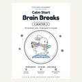 Calm Start Brain Breaks · Winter cover (shown colored in)