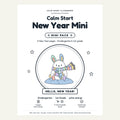 Calm Start New Year Mini cover (shown colored in)