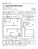 Day 7 maze page, black and white